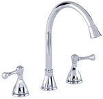 Gerber 42-717 Abigail Two Handle Kitchen Faucet (Chrome)