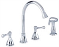 Gerber 42-817 Abigail Kitchen Faucet, Side Spray (Chrome)
