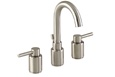 Gerber 43-092-BN - Wicker Park Two Handle 3 Hole Installation Widespread Lavatory Faucet for 8 to 12 inch centers, Brushed Nickel Finish