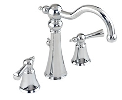 Gerber 43-171 Brianne™ Two Handle Lavatory Faucet with Adjustable 8 in to 12 in Centers, Chrome