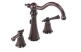 Gerber 43-172-RB - Brianne Two Handle 3 Hole Installation Widespread Lavatory Faucet for 8 to 12 inch Centers, Oil Rubbed Bronze