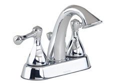 Gerber 43-221 Abigail™ Two Handle 4-inch Centers, Chrome Lavatory Faucet has Traditional styling, Ceramic disc operating cartridges and comes with a Limited Lifetime Warranty.