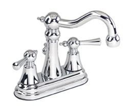 Gerber 43-231 Brianne™ 4 inch CenterTwo Handle Lavatory Faucet with Traditional Styling
