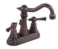 Gerber 43-232-RB - Brianne Two Handle 3 Hole Installation 4-inch Center Lavatory Faucet, Oil Rubbed Bronze