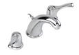 Gerber 43-271 Allerton™ Two Handle Widespread Lavatory Faucet with Adjustable 8"- 12" centers and Brass pop-up, Chrome Finish