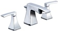 Gerber 43-281 Logan Square™ Two Handle Widespread Lavatory Faucet, Chrome