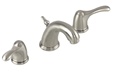 Gerber 43-340-BN Allerton™ Brushed Nickel Two Handle Mini-Widespread Lavatory Faucet with Adjustable 4"-8" Centers and Brass Pop-Up Drain.