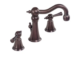 Gerber 43-321-RB - Brianne Two Handle 3 Hole Installation Mini-Widespread Lavatory Faucet for 4 to 8 inch Centers, Oil Rubbed Bronze