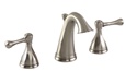 Gerber 43-351-BN - Abigail Two Handle 3 Hole Installation Mini-Widespread Lavatory Faucet for 4 to 8 inch Centers, Brushed Nickel