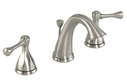 Gerber 43-372-BN - Abigail Two Handle 3 Hole Installation Widespread Lavatory Faucet for 8 to 12 inch Centers, Brushed Nickel Finish