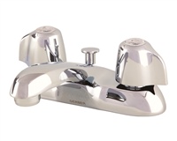 Gerberb 43-431 Gerber Classics 2 handle Centerset Lavatory Faucet W/ Metal Handles Less Drain W/ Pop-Up Hole & Stay 1.5gpm (Chrome)
