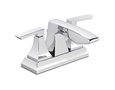 Gerber 43-480-BN Logan Square Two Handle 3 Hole Installation 4-inch Center Lavatory Faucet, Brushed Nickel
