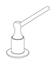 Gerber - ALLERTON SOAP/LOTION DISPENSER - STAINLESS STEEL