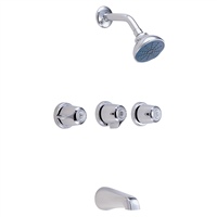 Gerber 48-034-83 Classics 3H By-Pass Valve Body Tub & Shower Fitting 1.75gpm Chrome
