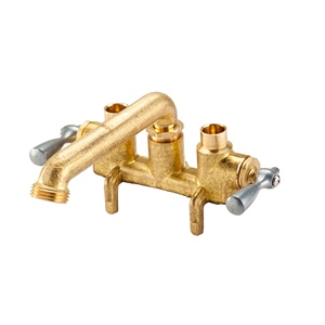 Gerber 49-531 Gerber Classics 2 handle Clamp On Laundry Faucet W/ Direct Sweat Connections -Threaded Spout 2.2gpm (Rough Brass)