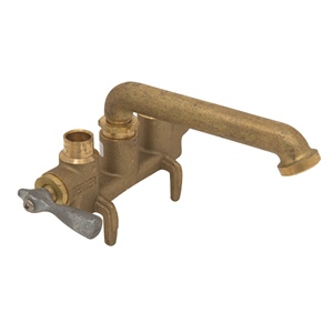 Gerber 49-536 Gerber Classics Two handle Clamp On Laundry Faucet W/ Direct Sweat Connections -No Threads On Spout 2.2gpm (Rough Brass)