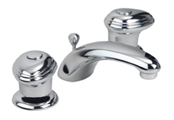 Gerber 53-220 Hardwater Two Handle Widespread Lavatory Faucet with Pop-Up Drain