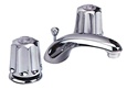 Gerber - 07-43-071-G Widespread Lavatory Faucet with Compression Stems, Pop-Up Drain and Fluted Handles