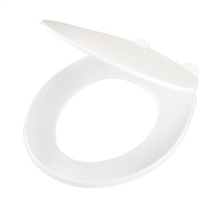 Gerber 99-217 Round Front Non-Slow Close Toilet Seat with Adjustable Mounting White