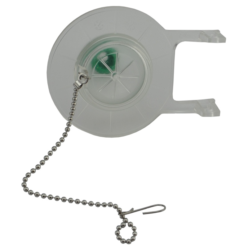 Gerber Time-Rated White Toilet Flapper With Green Baffle 