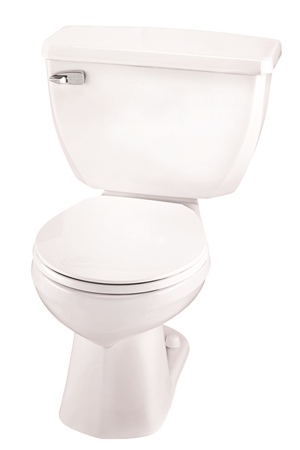 Gerber EF-21-302 Ultra Flush 1.1 gpf Round Front Two-Piece Toilet - 12-inch Rough-In