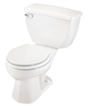 Gerber EF-21-304 Ultra Flush 1.1 gpf Round Front Two-Piece Toilet - 14-inch Rough-In