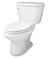 Gerber HE-21-514 - Viper™ 1.28 gpf (4.8 Lpf) Elongated High Efficiency Two Piece Toilet, 14-inch Rough-In