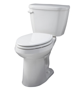 Gerber HE-21-518 - Viper™ 1.28 gpf (4.8 Lpf) Elongated, ErgoHeight™ 2 piece Toilet, 12-inch Rough-In