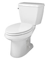 Gerber HE-21-812 - Avalanche™ HET 1.28 gpf (4.8 Lpf) Elongated 2 Piece Toilet, 12-inch Rough-In