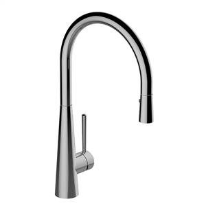 Graff G-4881-LM52-PN Conical Pull-Down Kitchen Faucet, Polished Nickel