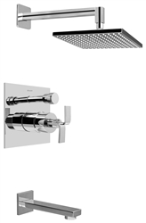 Graff G-7290 - Contemporary Pressure Balancing Tub & Shower Set (Rough & Trim)