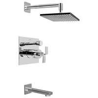 Graff G-7290-C9S-SN - Immersion Satin Nickel Full Pressure Balancing Tub and Shower System