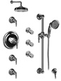 Graff - GA1.2-LM22S-PC-T - Lauren Traditional Thermostatic Set with Handshower and Body Sprays- Trim Only