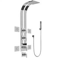 Graff GE1.120A-LM40S-PC - Immersion Full Thermostatic Ski Shower System