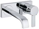 Grohe 19387000 - Allure lever 2-hole wall mount vessel, 8 3/4" spout