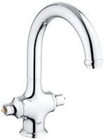 Grohe 31055000 Bridgeford Bar faucet w/o handles (Chrome)