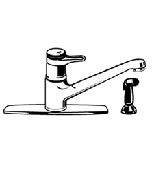 Grohe Europlus (Original) - 33 867 Single Handle Kitchen Faucet with Spray Replacement Parts