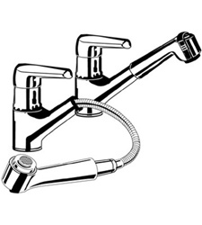 Grohe Eurowing - 33 871 Pull Out Spray Kitchen Faucet Replacement Parts