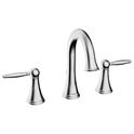 Hansa 5871 2101 0017 - HANSACLASSIC Widespread Lavatory with Pop-up Drain Assembly, Polished Chrome