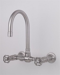 Jaclo 1016 Series Wall Mounted Faucet with 7" Swivel Spout