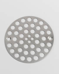 Jaclo 6238 4" Diameter 3-3/8" Center to Screw Shower Drain Plate with Screws