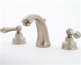 Jaclo 6840-T636 Jaylen Transitional Widespread Faucet & Lever Handles and Pop-Up Drain for Exposed Applications