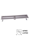 Jaclo 872 Series Bottom Outlet Shower Channel Drain