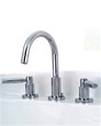 Jaclo 8880-L CONTEMPO Widespread Lavatory Faucet with Lever Handles and Pop-Up Drain for Concealed Applications