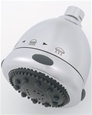 Jaclo S148-1.75 Rondo Frescia Low Flow Multifunction Shower Head with Dark Grey Face and Nebulizing MIST - 1.75 GPM