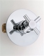 Jaclo T530 CONTEMPO Cross 3/4" Thermostatic Shower Valve With Trim