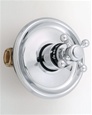 Jaclo T534 Traditional Style Cross 3/4" Thermostatic Shower Valve With Trim