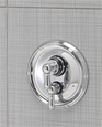 Jaclo T6000 Small Lever Dual 1/2" Thermostatic and Volume Control Valve with Trim