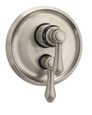 Jaclo T6536 Traditional Lever Dual 1/2" Thermostatic and Volume Control Valve with Trim