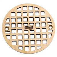Jay R. Smith A05PBG Polished Brass Grate 4 3/4"Outside Measurement.